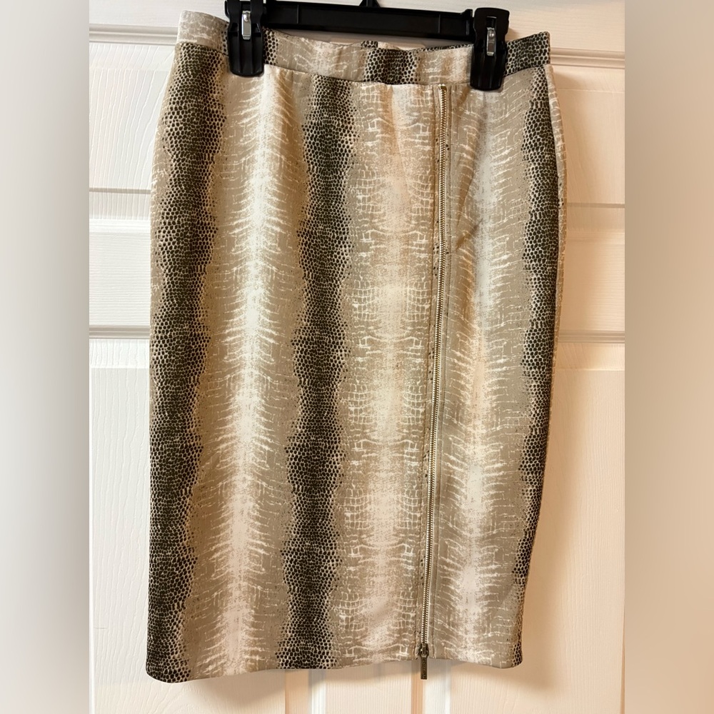 Kardashian Kollection Snakeskin Print Skirt